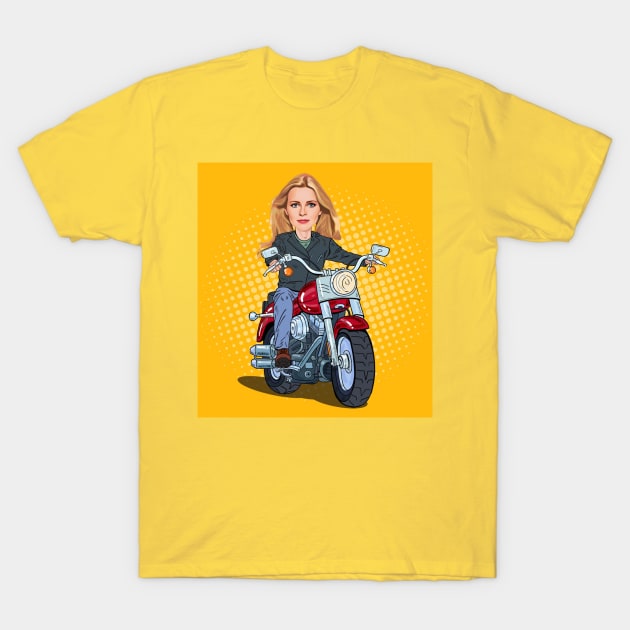 Cheryl Ladd Pop art T-Shirt by fonchi76